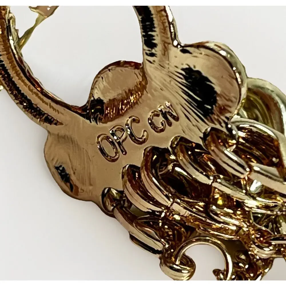JTV Off Park Collection GOLD TONE MULTI-LAYER Necklace w/ Removable Chains- NWT - Picture 6 of 13